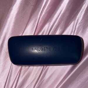 Lacoste Dark Blue Eyeglass Case